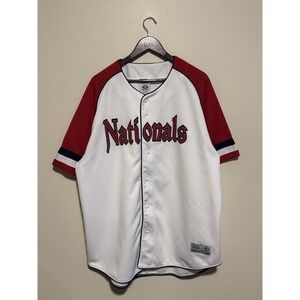 Vintage‎ Washington DC Nationals  Jersey MLB True Fan series Mens size XL